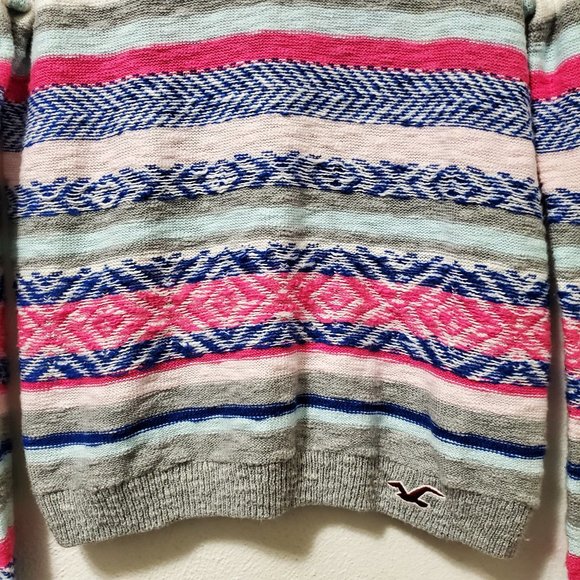 Hollister Multicolored Striped Sweater - Picture 3 of 8